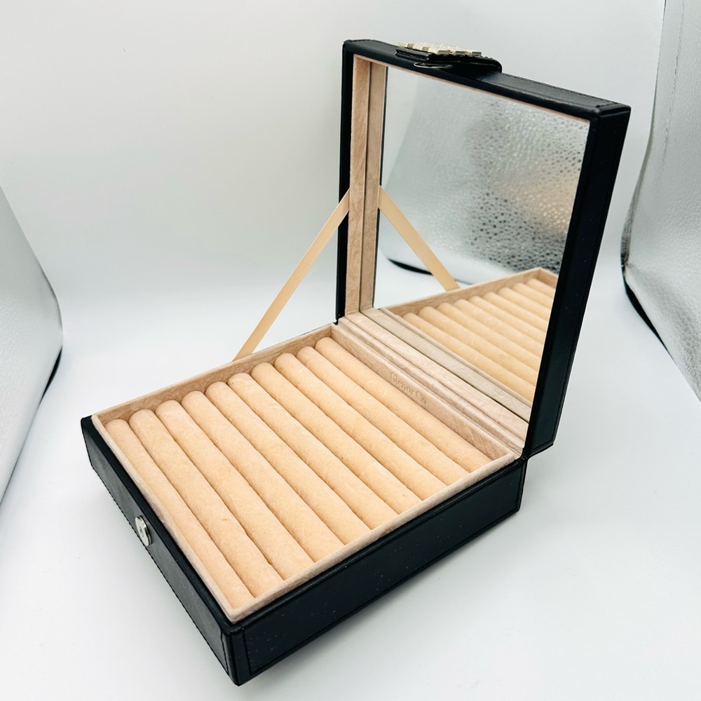 Glenor Co Ring Box Organizer ✨54 Slot✨ Classic Jewelry Display Case Holder